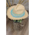 SOMBRERO MADROÑOS AZUL. 