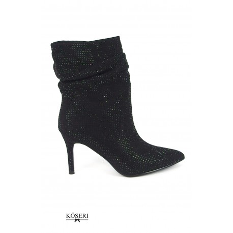 BOTIN LORENA NEGRO STRASS