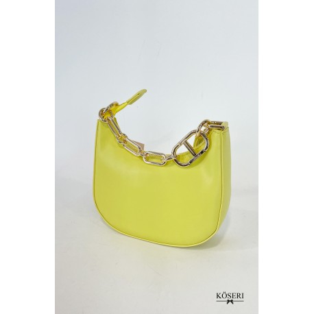 BOLSO MINI CROISSANT AMARILLO 