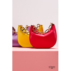 BOLSO MINI CROISSANT AMARILLO 