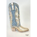 BOTA COWBOY CON CUBRECOTA. 