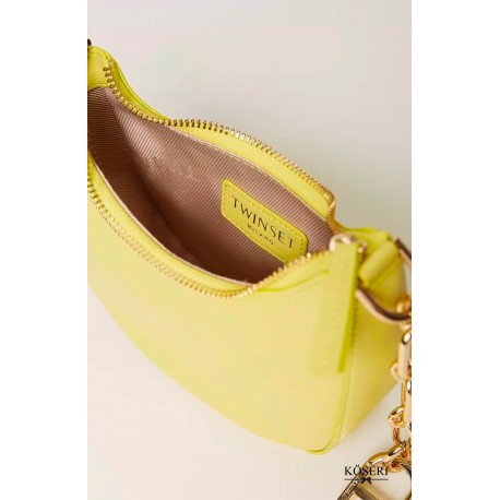 BOLSO MINI CROISSANT AMARILLO 