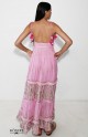 MALIBU LONG DRESS ROSA