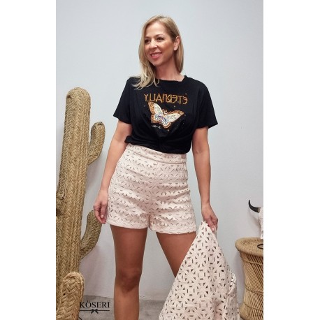 SHORT MACRAME CRUDO