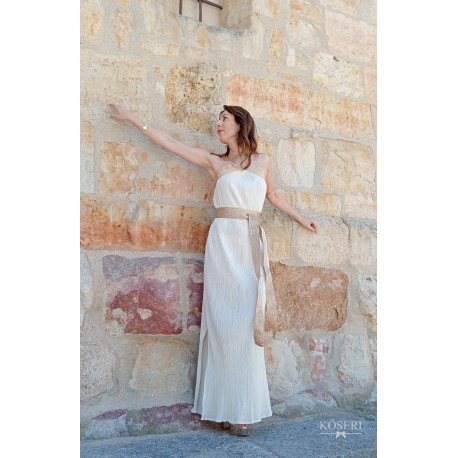 VESTIDO HELENA BEIGE