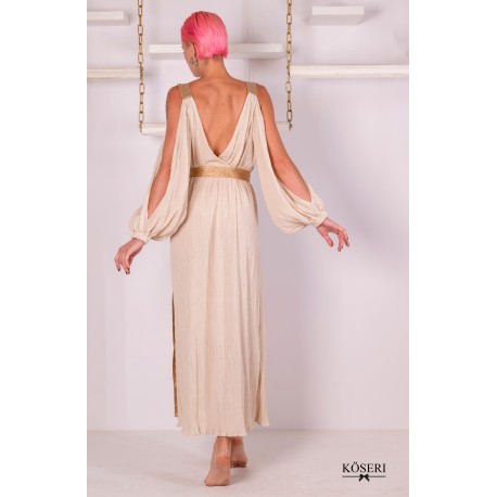VESTIDO EUROPA BEIGE