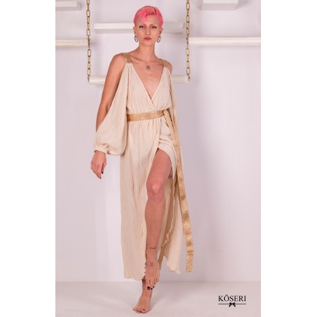 VESTIDO EUROPA BEIGE