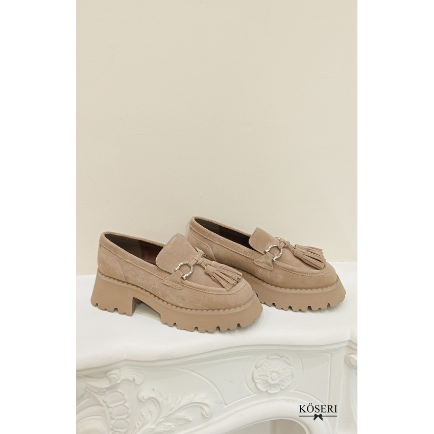 MOCASIN ALMA EN PENA CAMEL