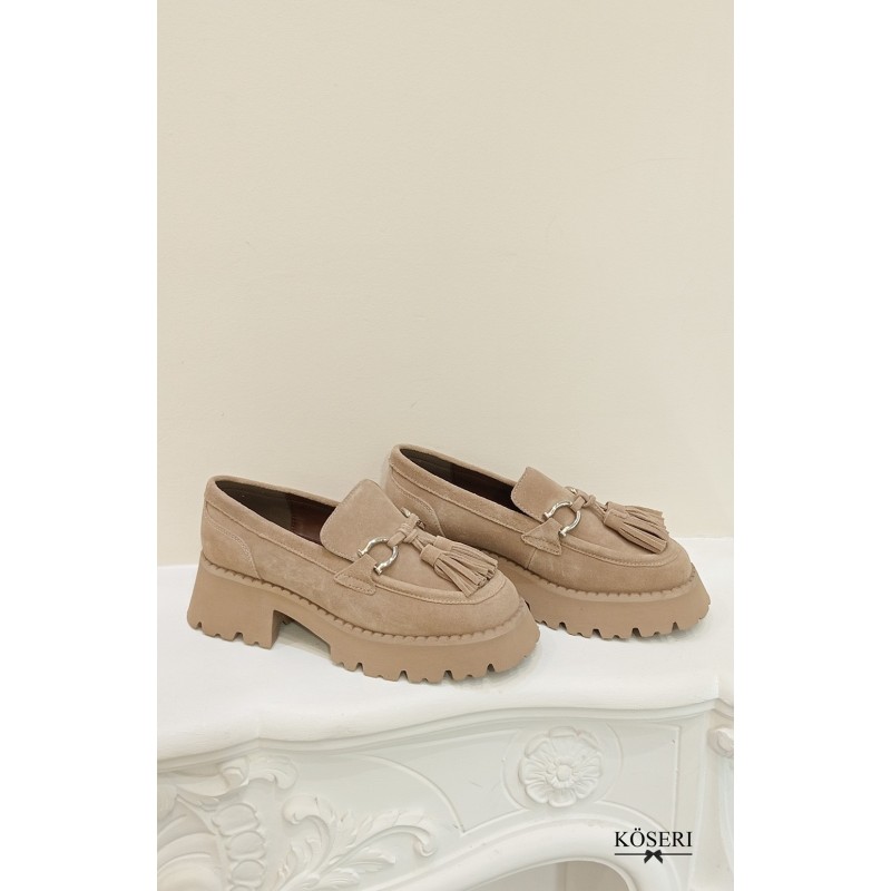 MOCASIN ALMA EN PENA CAMEL