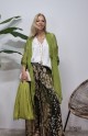 KIMONO MIDI SEDA VERDE