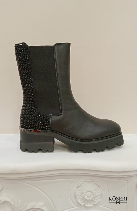 BOTIN AMELIA PIEL NEGRO