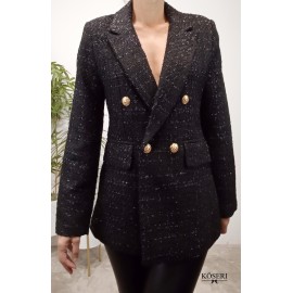 BLAZER CARMEN TWEED NEGRA