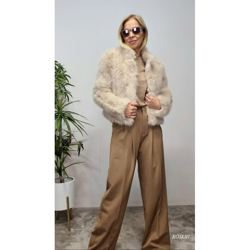 PANTALON PINZAS ANA CAMEL