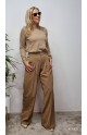 PANTALON PINZAS ANA CAMEL