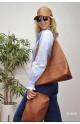 BOLSO TRAPECIO CUERO 