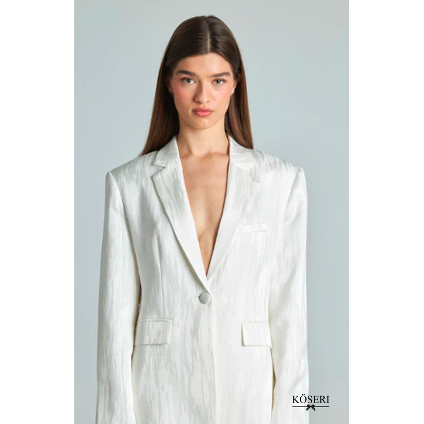 BLAZER TEXTURA BLANCA