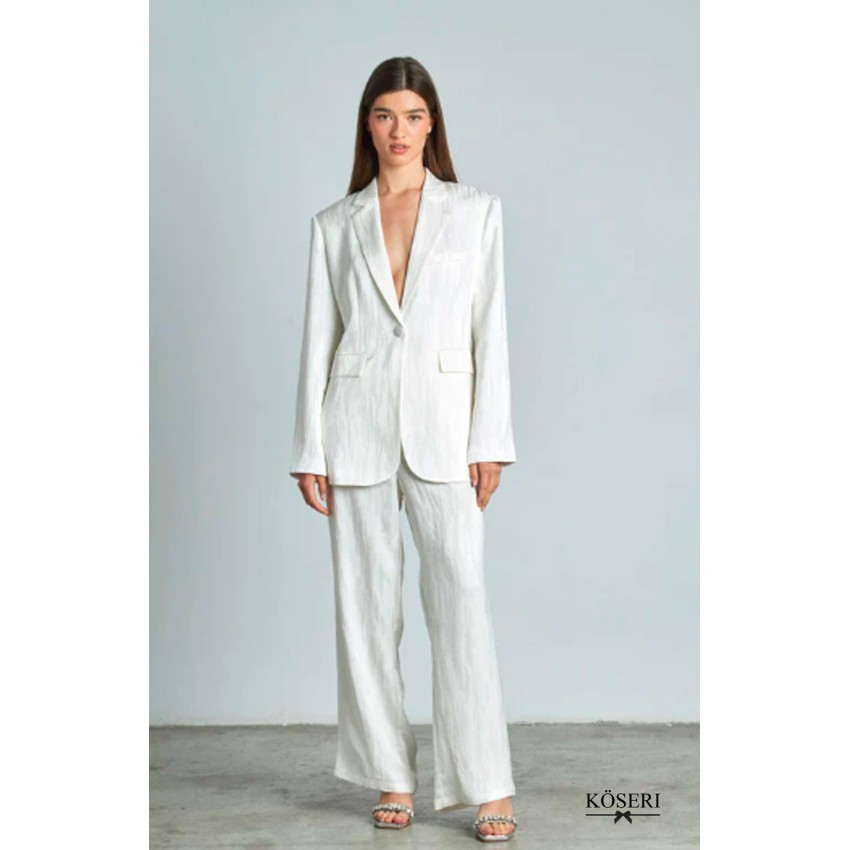 BLAZER TEXTURA BLANCA