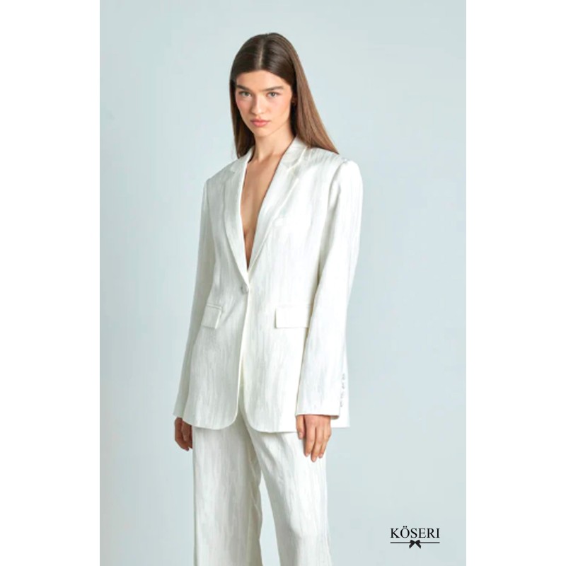 BLAZER TEXTURA BLANCA