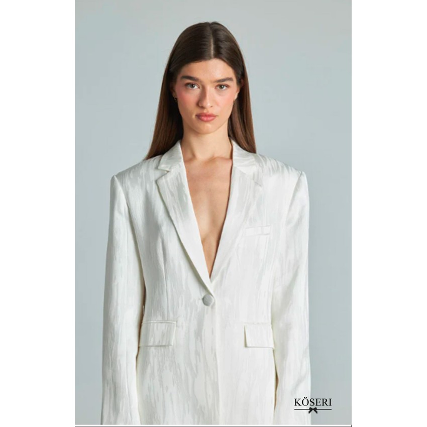 BLAZER TEXTURA BLANCA