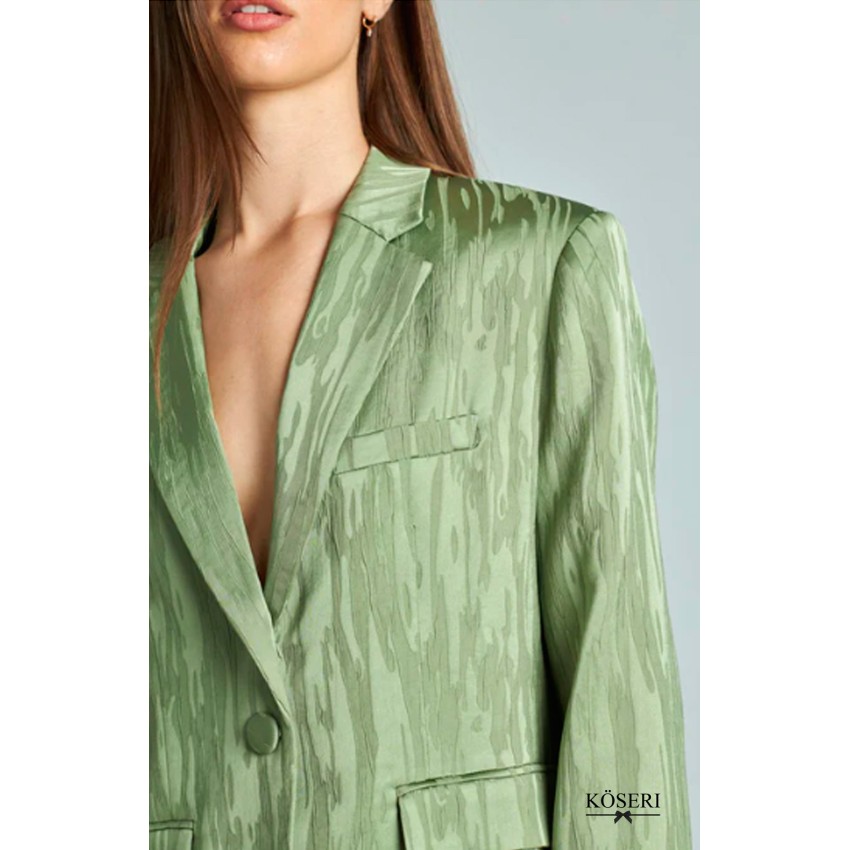 BLAZER TEXTURA VERDE