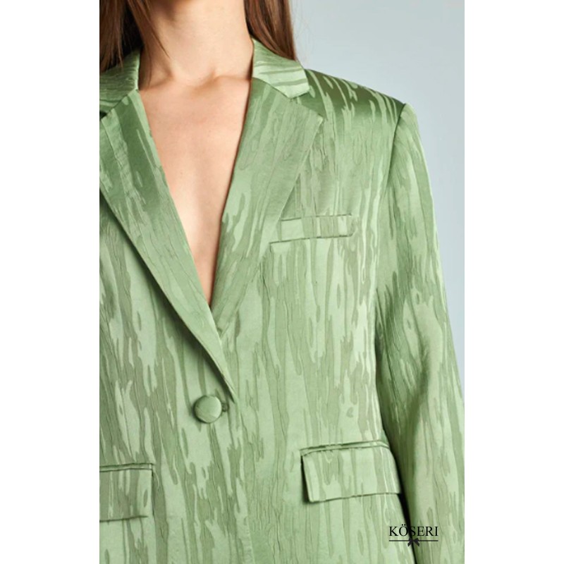 BLAZER TEXTURA VERDE