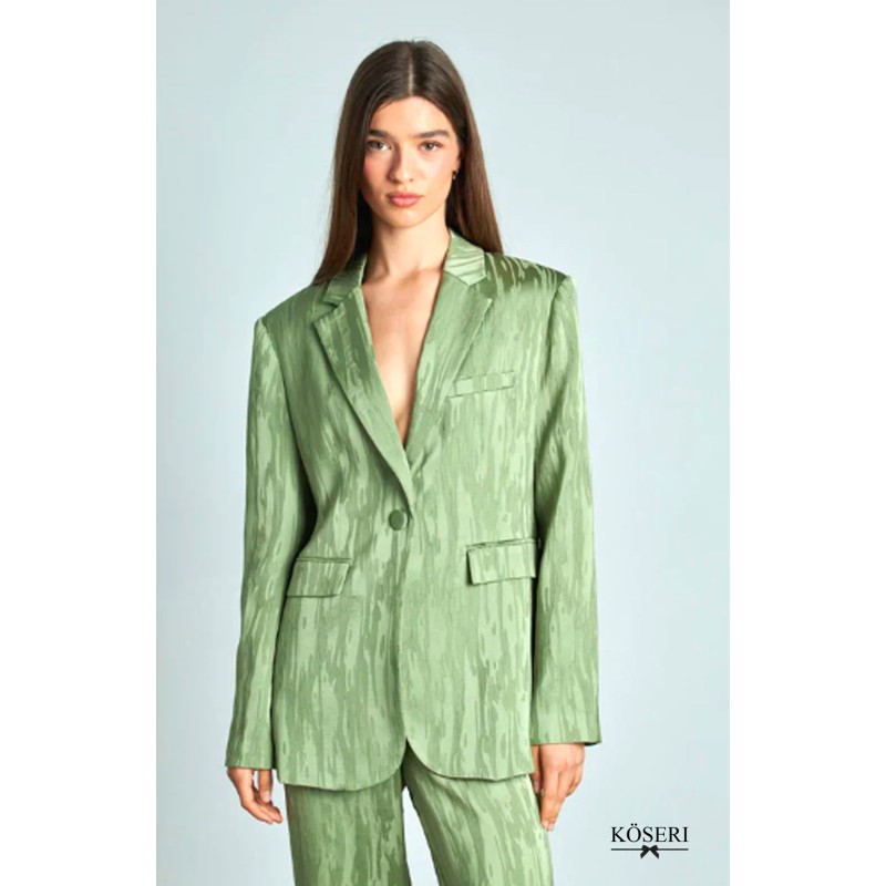 BLAZER TEXTURA VERDE