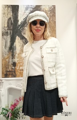 CHAQUETA CHANEL BLANCA