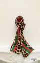 FOULARD LEOPARDO Y RAYAS