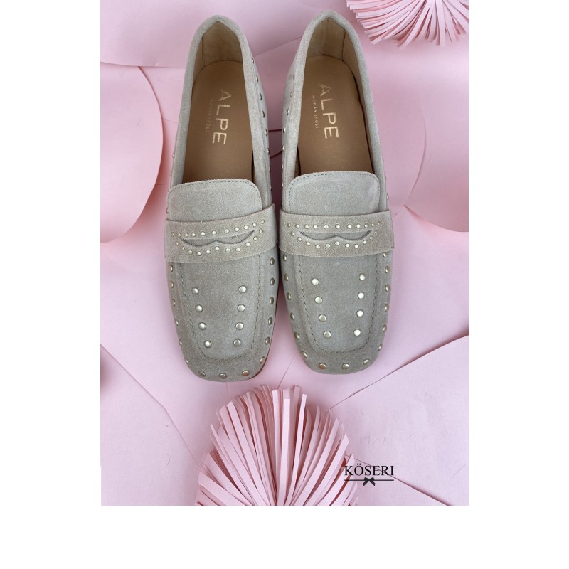 MOCASIN BEIGE TACHAS