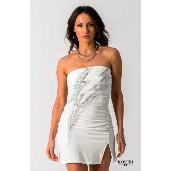 VESTIDO CRUSH BLANCO BY ROCKMANTIC