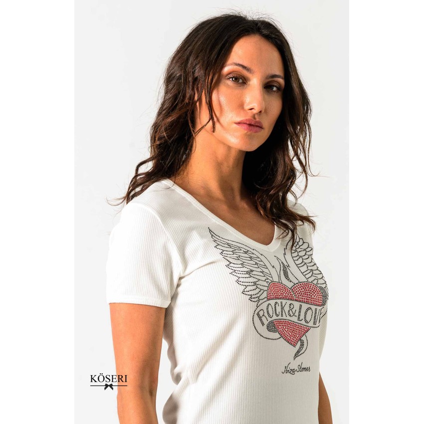 CAMISETA MARY WHITE BY ROCKMANTIC