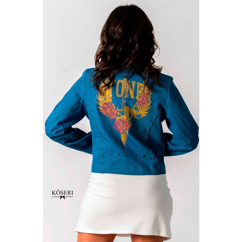 CHAQUETA STONES GOLD BY ROCKMANTIC