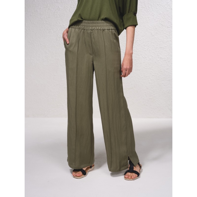 PANTALÓN VERDE ANCHO