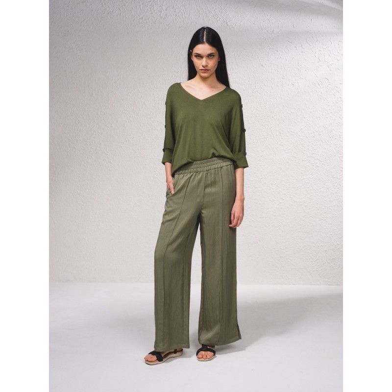PANTALÓN VERDE ANCHO
