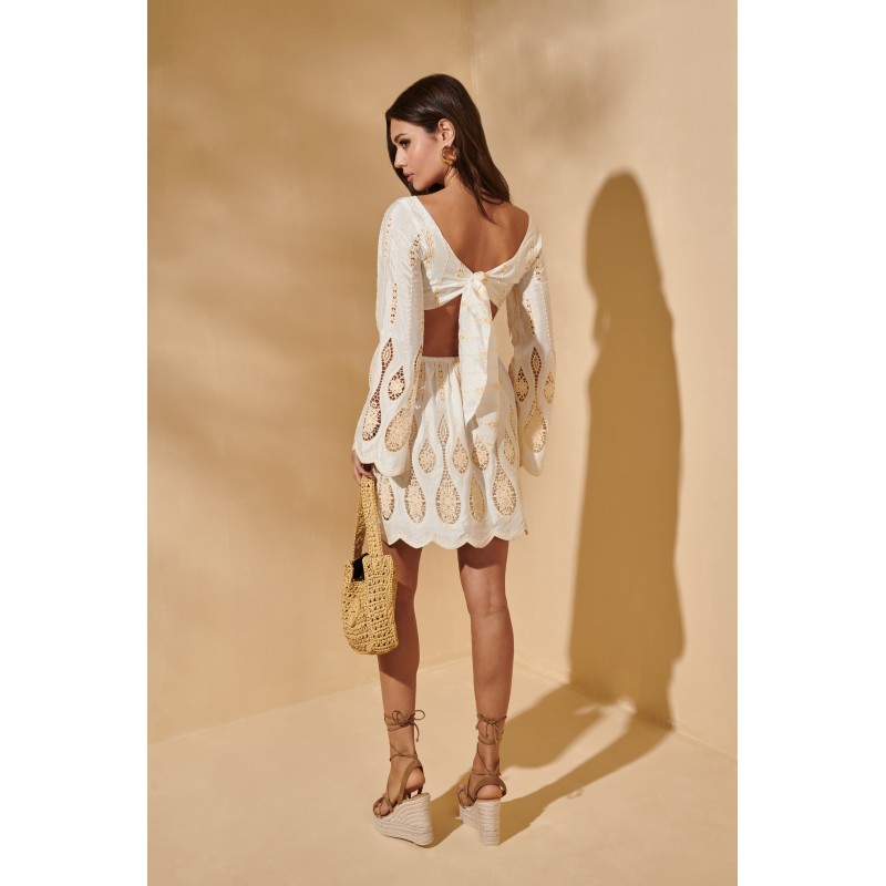 BOHEMIAN SUNRISE DRESS WHITE BY FETICHE SUANCES