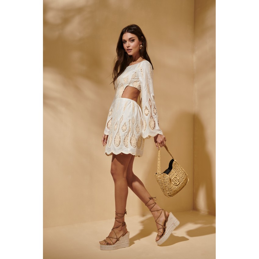 BOHEMIAN SUNRISE DRESS WHITE BY FETICHE SUANCES