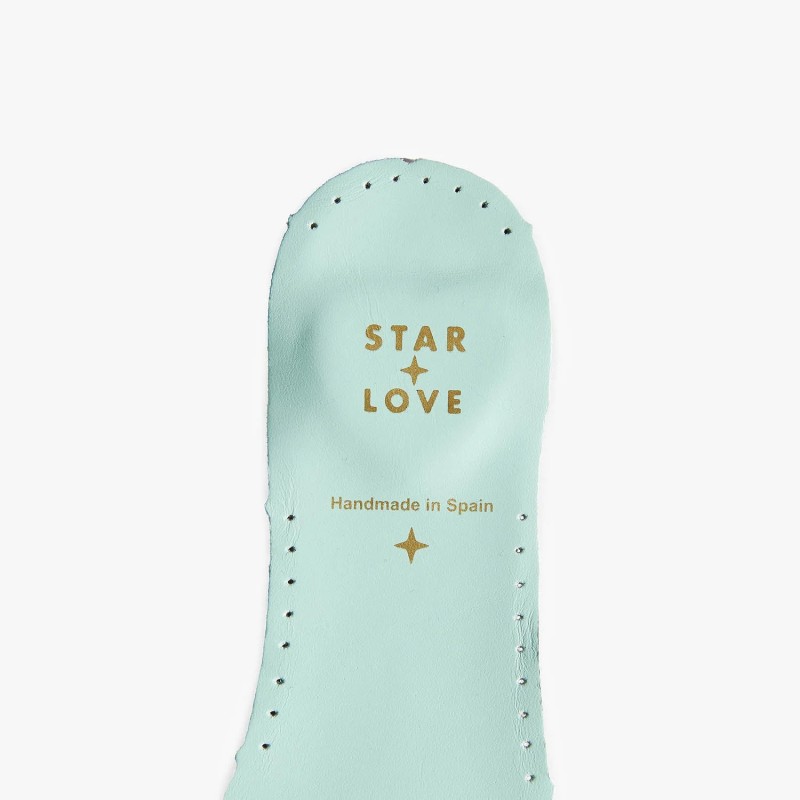 ALPARGATA AZUL CUÑA ALTA by STAR LOVE