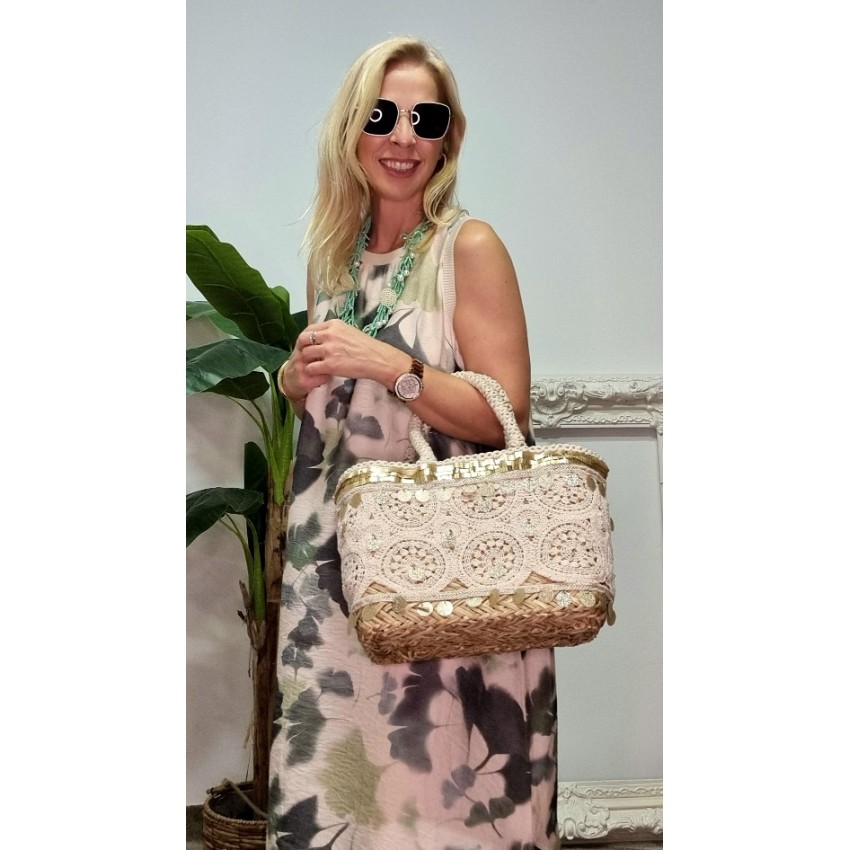 BOLSO RAFIA MONEDAS