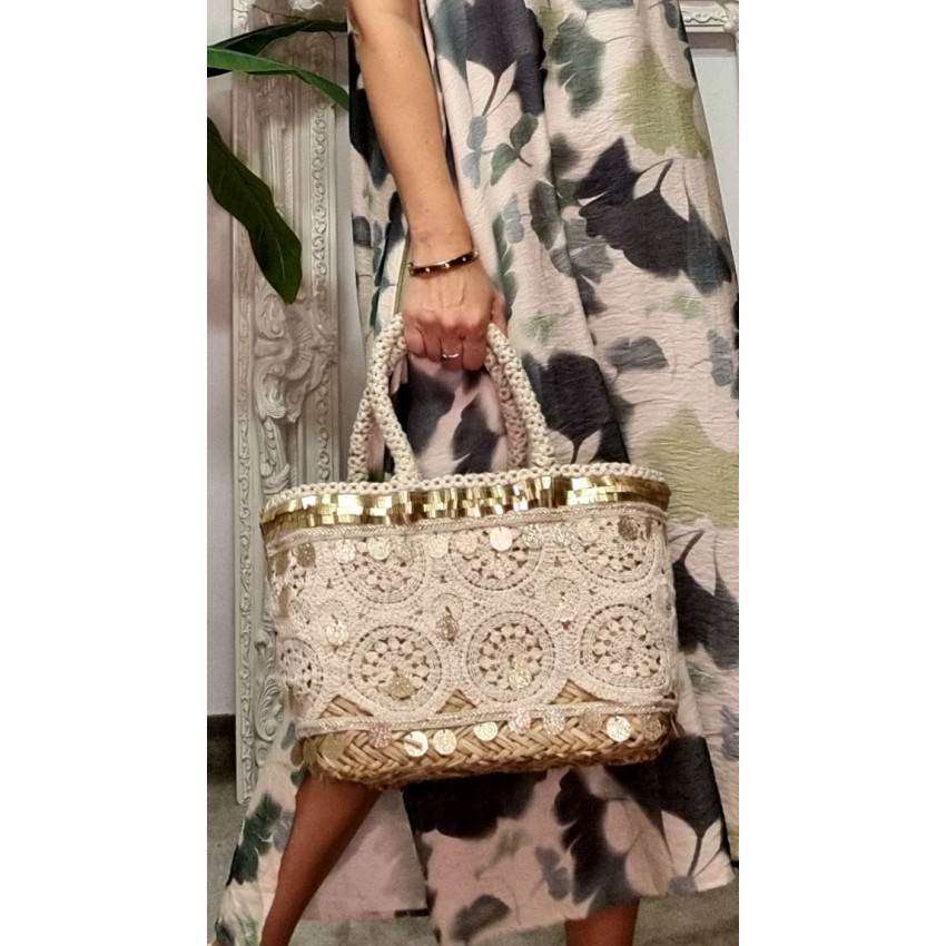 BOLSO RAFIA MONEDAS