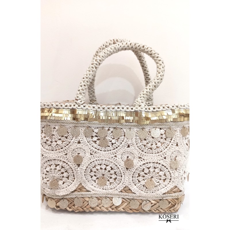 BOLSO RAFIA MONEDAS