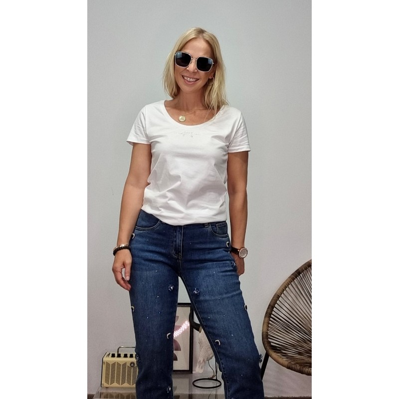 CAMISETA BLANCA LACITO BY ROCKMANTIC