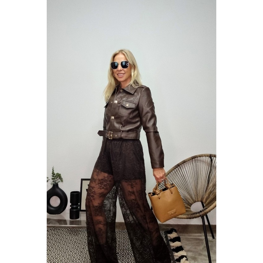 PANTALON NIZA MARRON