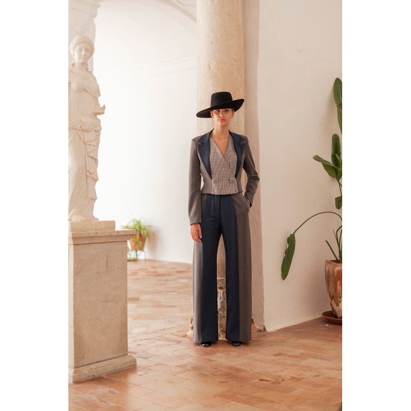 TRAJE MALENA GRIS