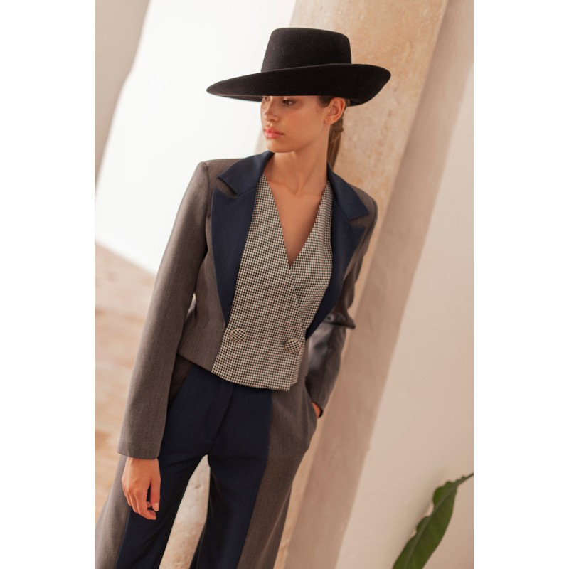 TRAJE MALENA GRIS