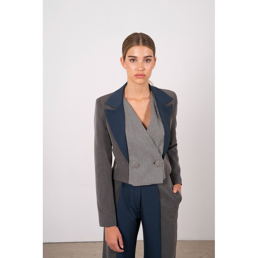 TRAJE MALENA GRIS