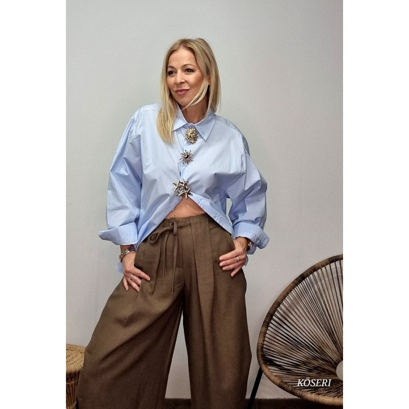 PANTALON PINZAS TAUPE