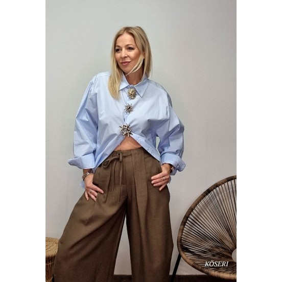 PANTALON PINZAS TAUPE