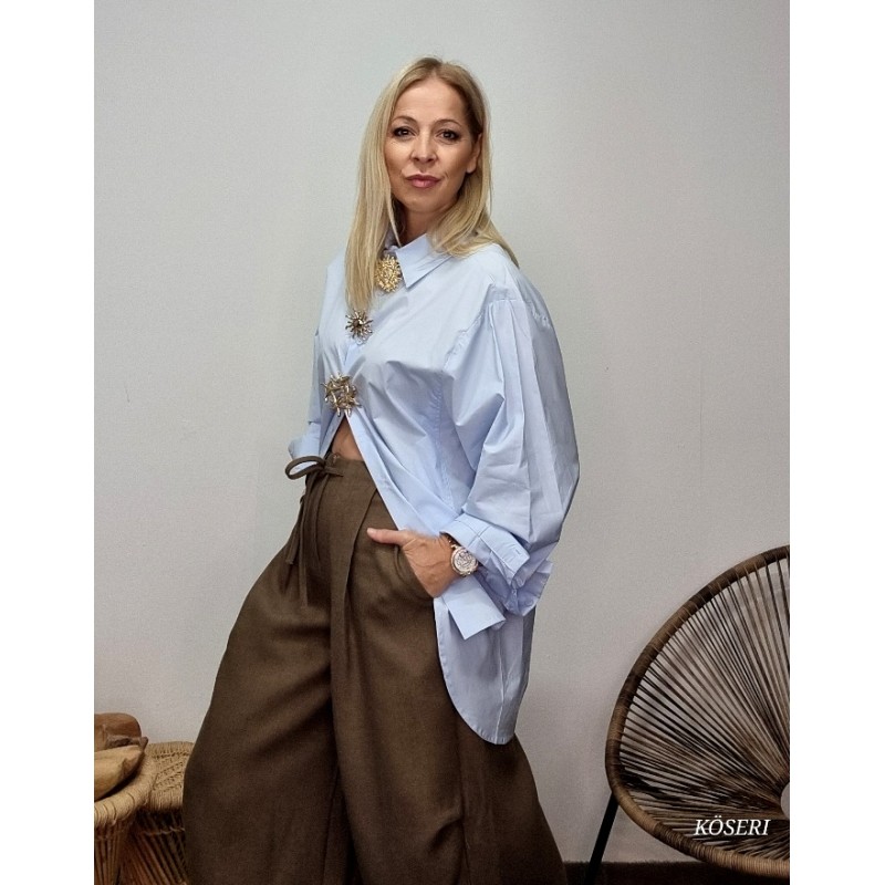 PANTALON PINZAS TAUPE