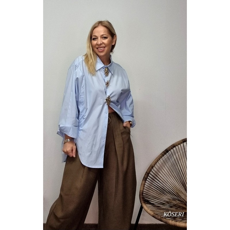 PANTALON PINZAS TAUPE