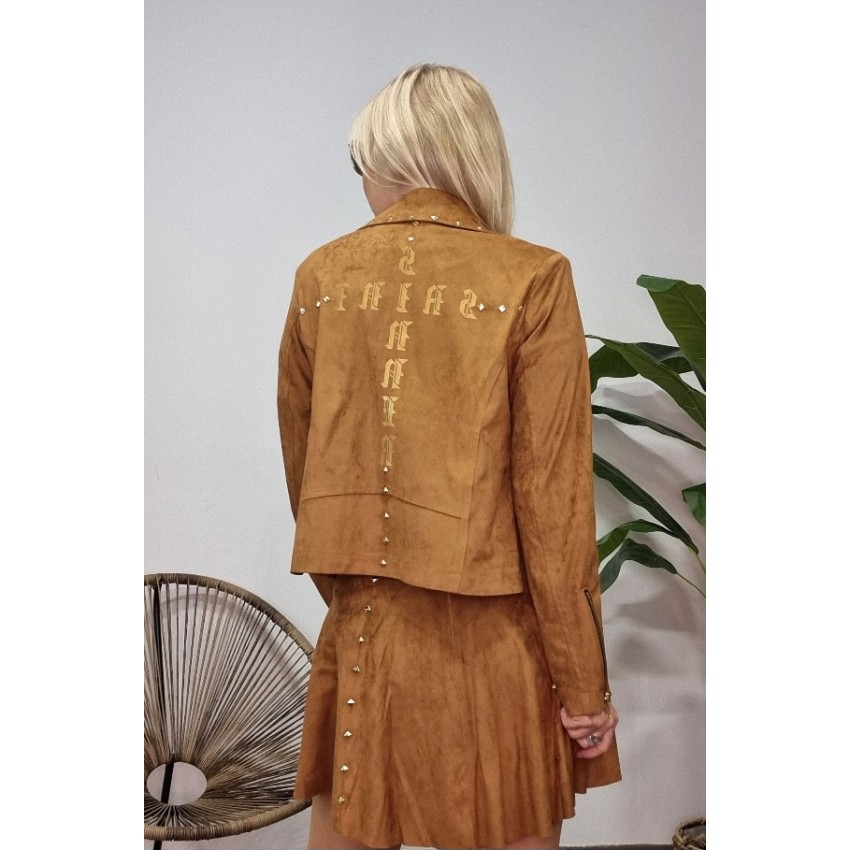 BIKER CHAQUETA CAMEL